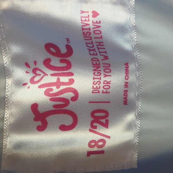 Cloudy blue Justice rain jacket - Picture 3 of 4